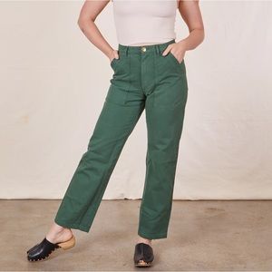 Big Bud Press Work Pants Dark Emerald Green
